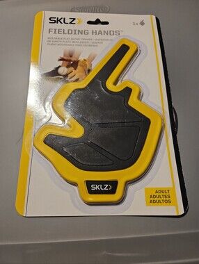 SKLZ Adult Fielding Hands Baseball/Softball Training Aid - Black/Yellow New